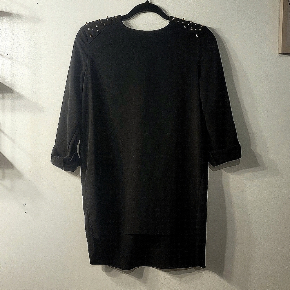 MNG Collection | Spiked Shoulder Blouse